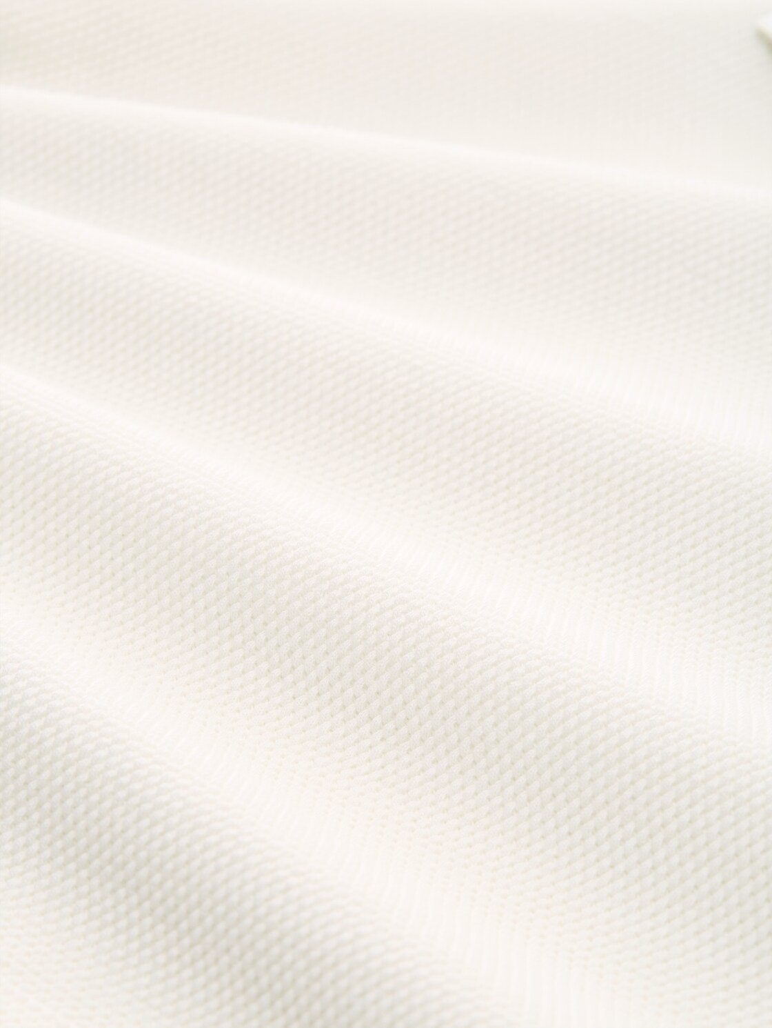 Sweatshirt mit Stehkragen - Whisper White - Material-Ansicht