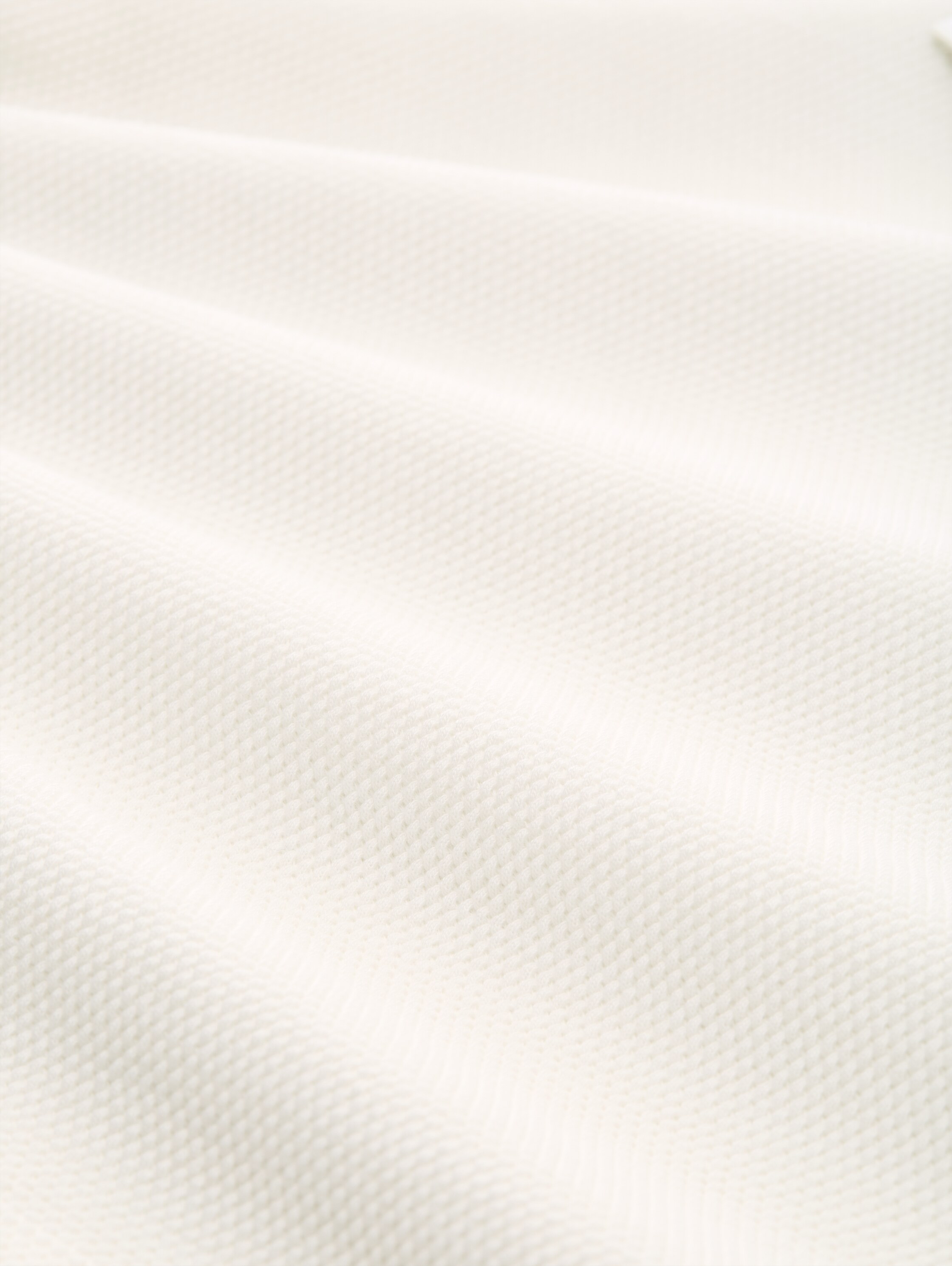 Sweatshirt mit Stehkragen - Whisper White - Material-Ansicht