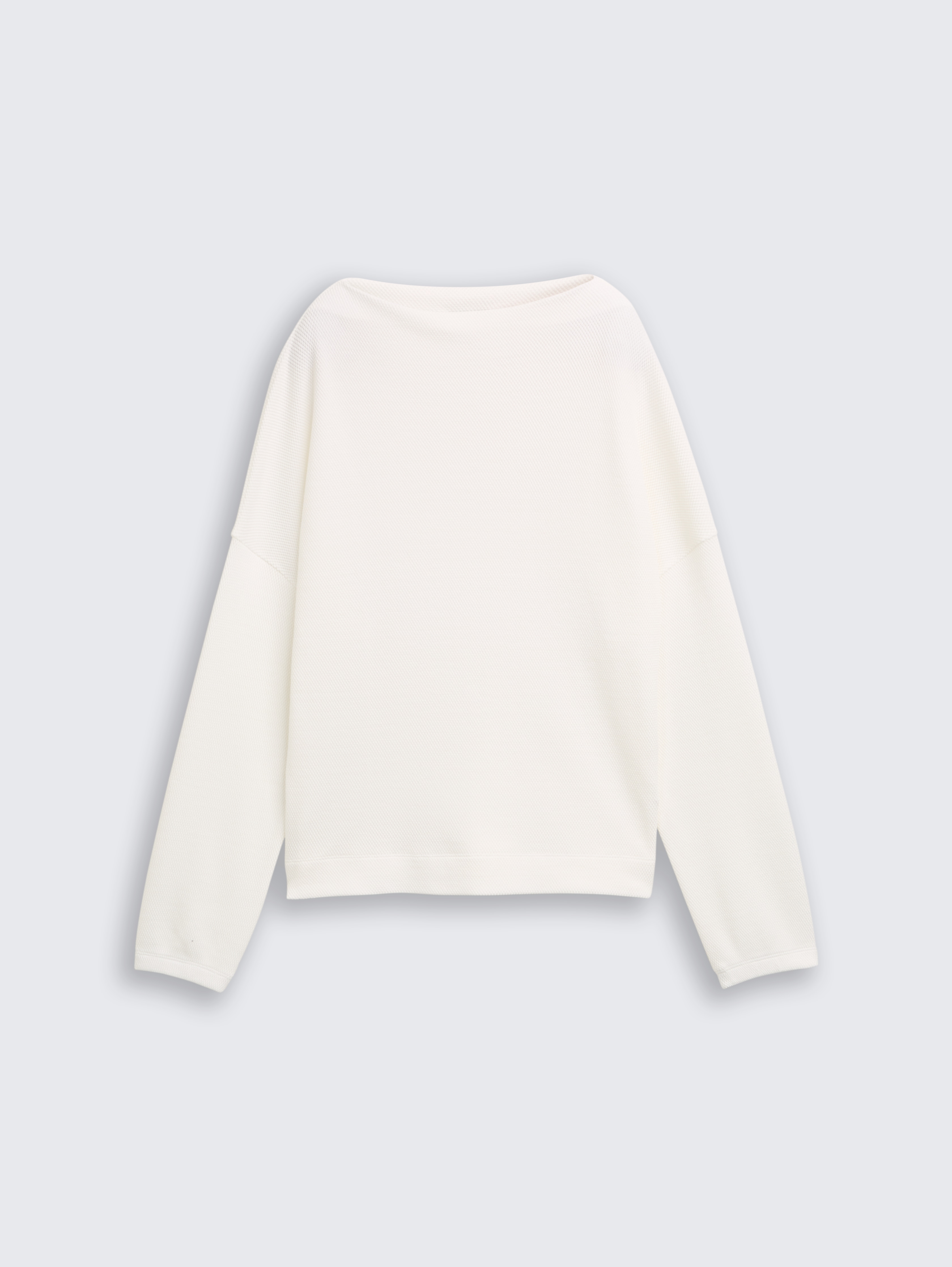 Sweatshirt mit Stehkragen von Women, Whisper White