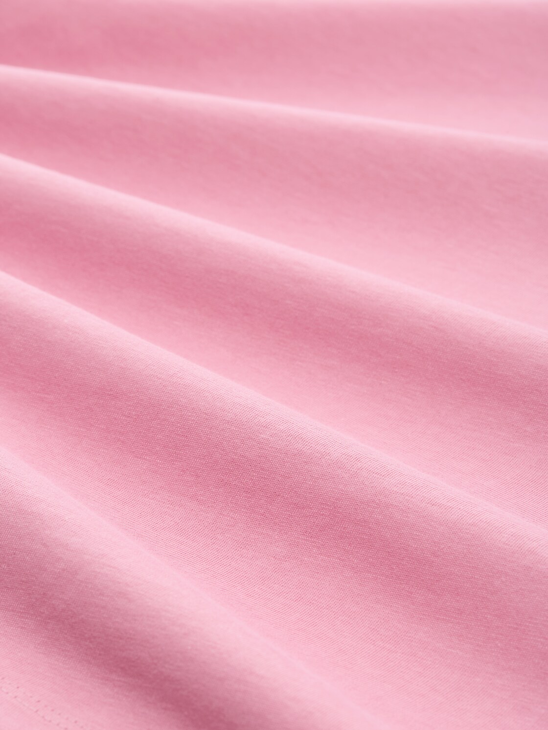 T-Shirt aus Baumwolle - Soft Blush Rose - Material-Ansicht