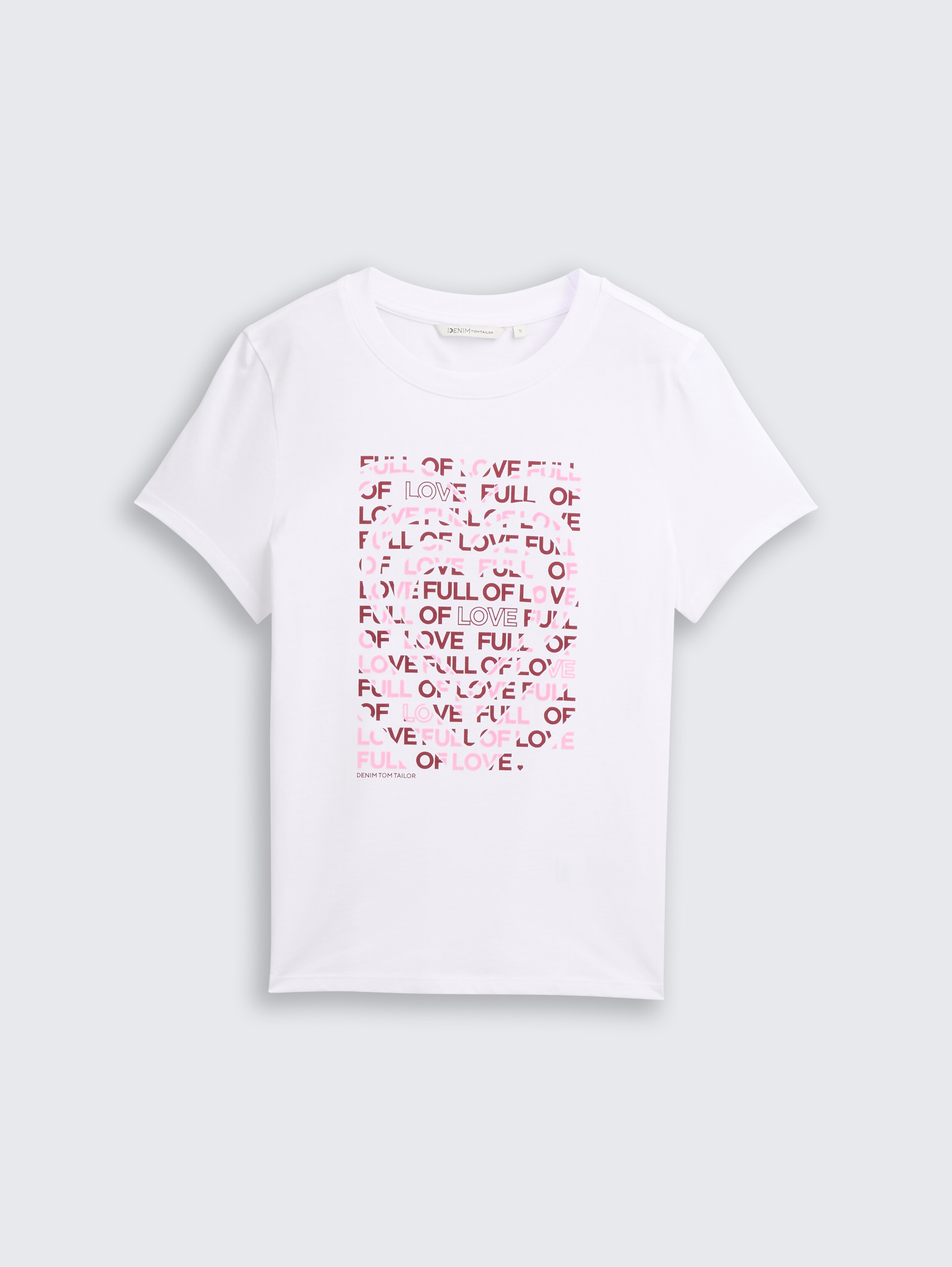 T-Shirt aus Baumwolle - White - Vorder-Produkt-Ansicht