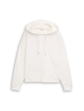 Ausgewählt, Hoodie Sweatshirt mit Herz-Detail von Tom Tailor, weiß