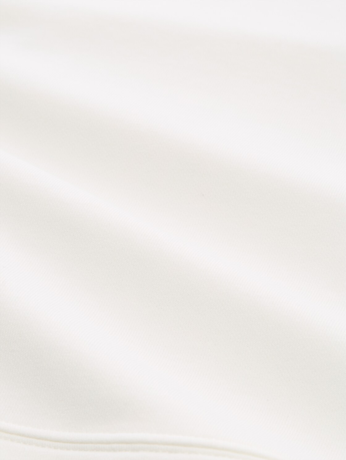 Hoodie Sweatshirt mit Herz-Detail - Whisper White - Material-Ansicht