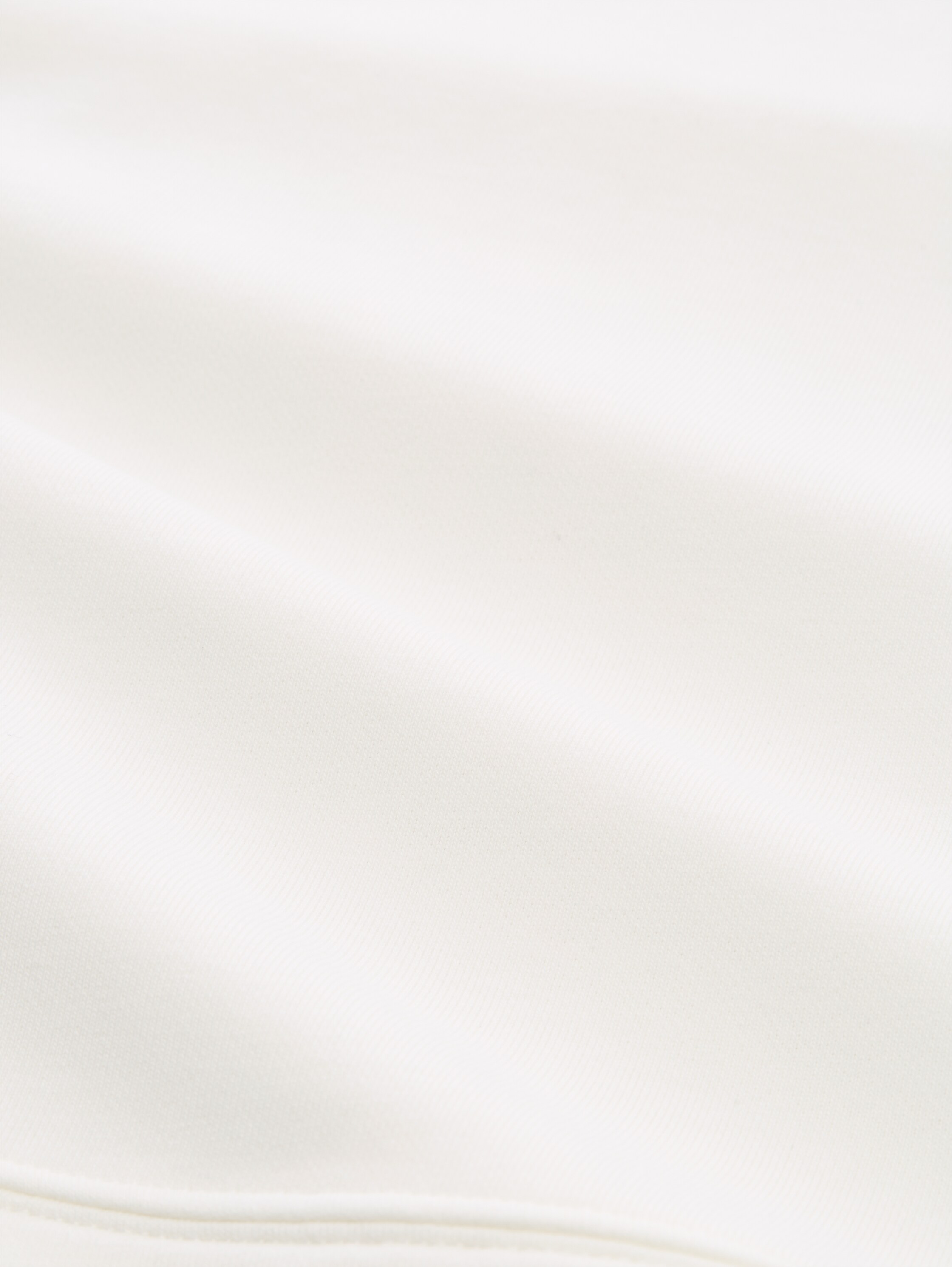 Hoodie Sweatshirt mit Herz-Detail - Whisper White - Material-Ansicht