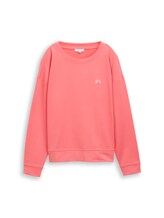 Ausgewählt, Sweatshirt mit Rückenprint von Tom Tailor, rosa