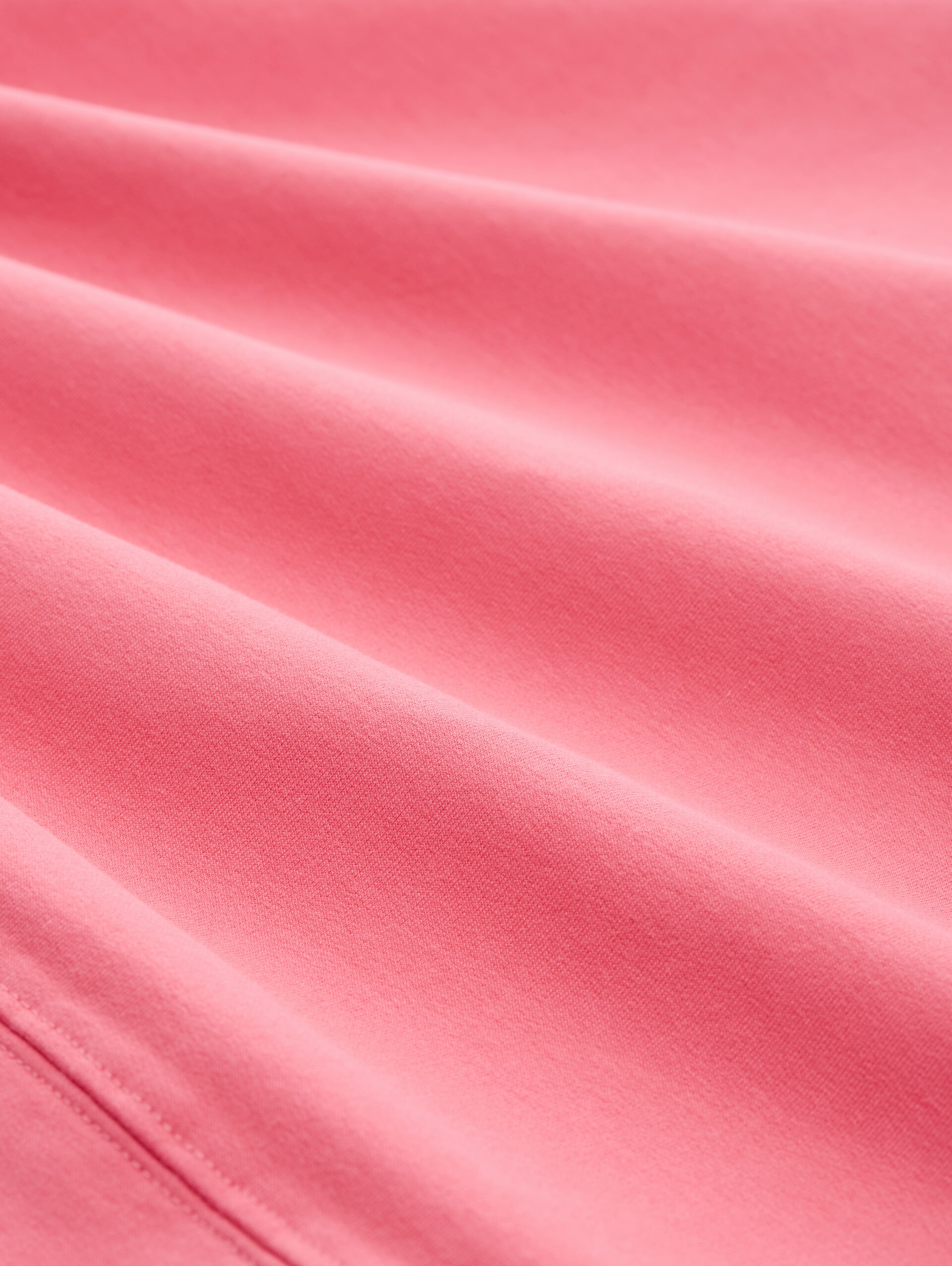 Sweatshirt mit Rückenprint - soft coral pink - Material-Ansicht