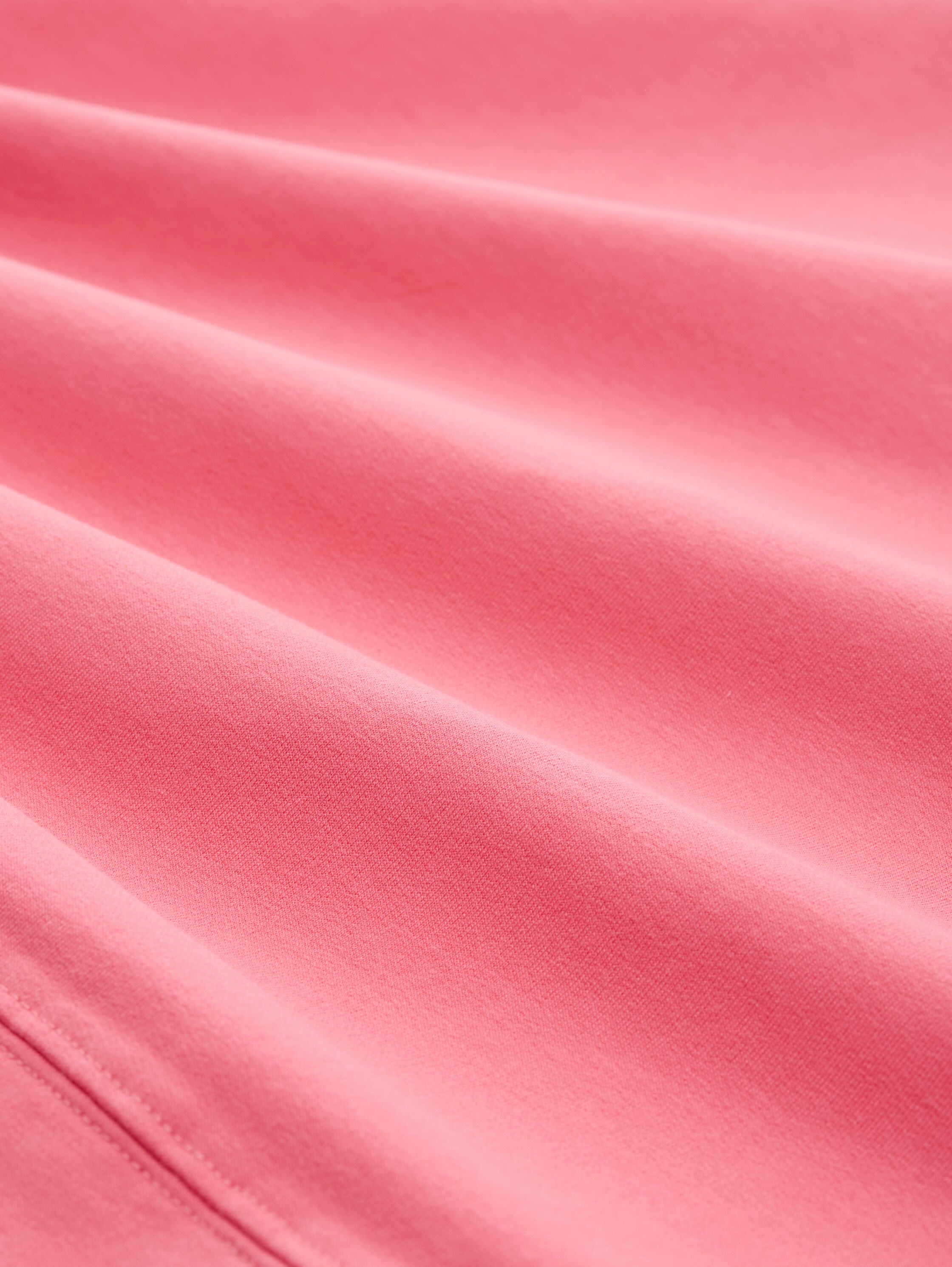 Sweatshirt mit Rückenprint - soft coral pink - Material-Ansicht