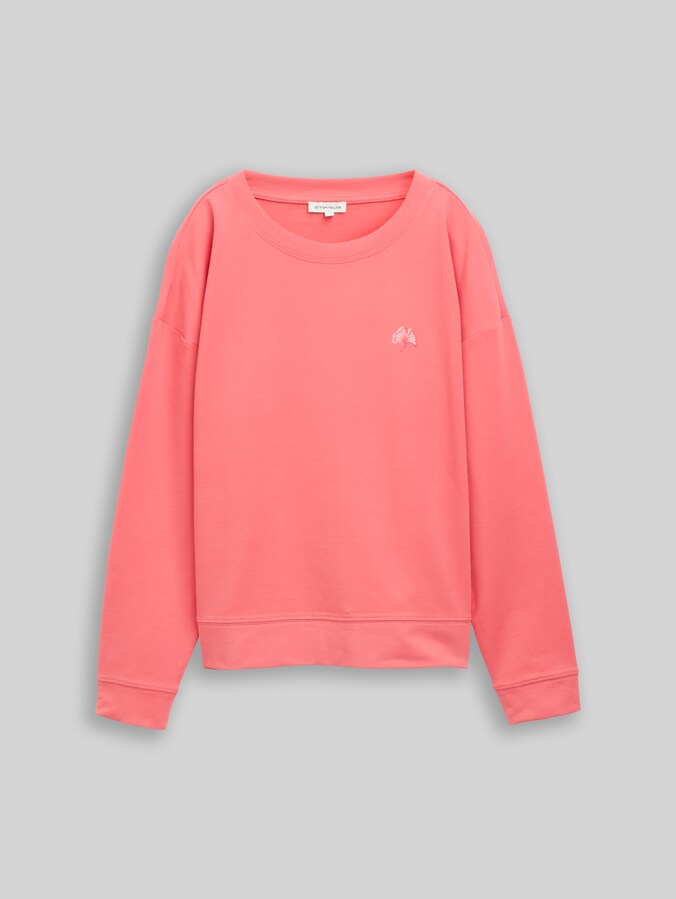 Sweatshirt mit Rückenprint von Women, soft coral pink