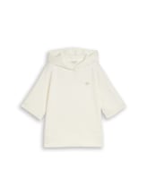 Nicht ausgewählt, Hoodie Sweatshirt aus Scuba von Tom Tailor, weiß