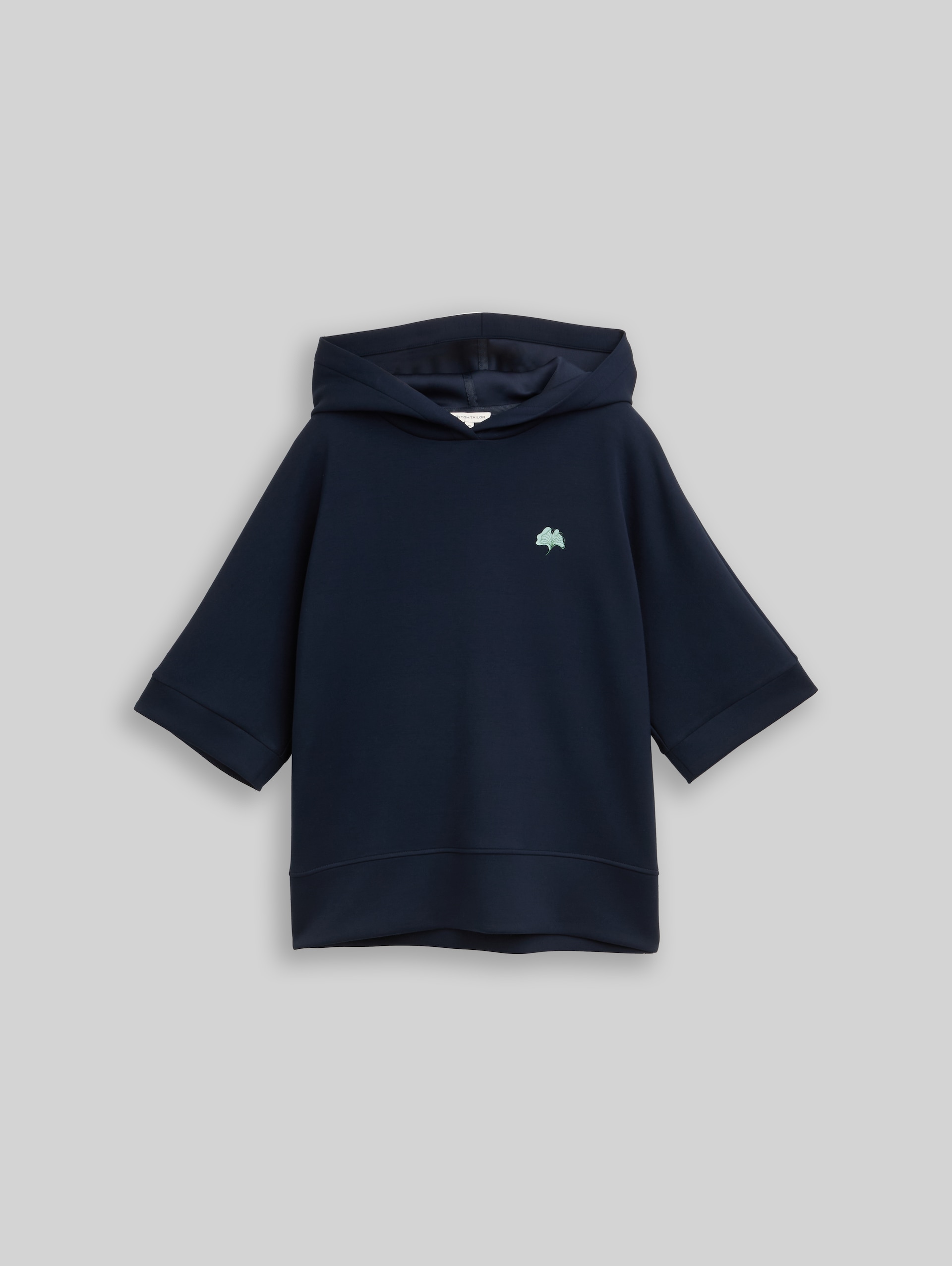 Hoodie Sweatshirt aus Scuba - sky captain blue - Vorder-Produkt-Ansicht