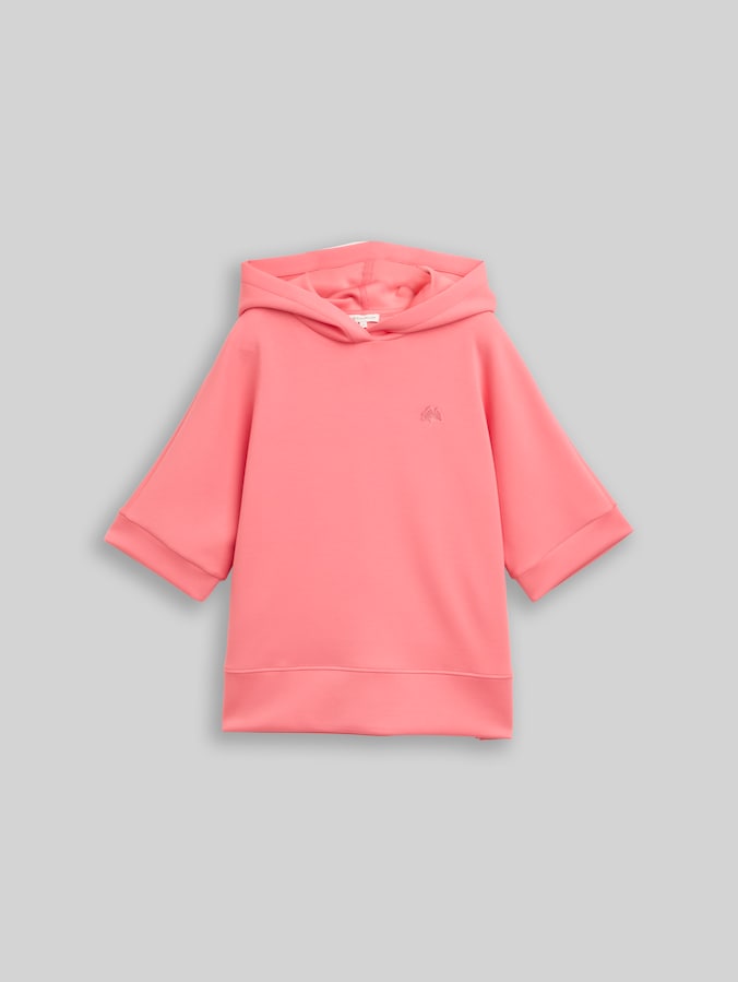Sweat à capuche en scuba par Women, soft coral pink