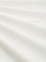 Jacquard Sweatshirt mit V-Ausschnitt - Whisper White - Material-Ansicht