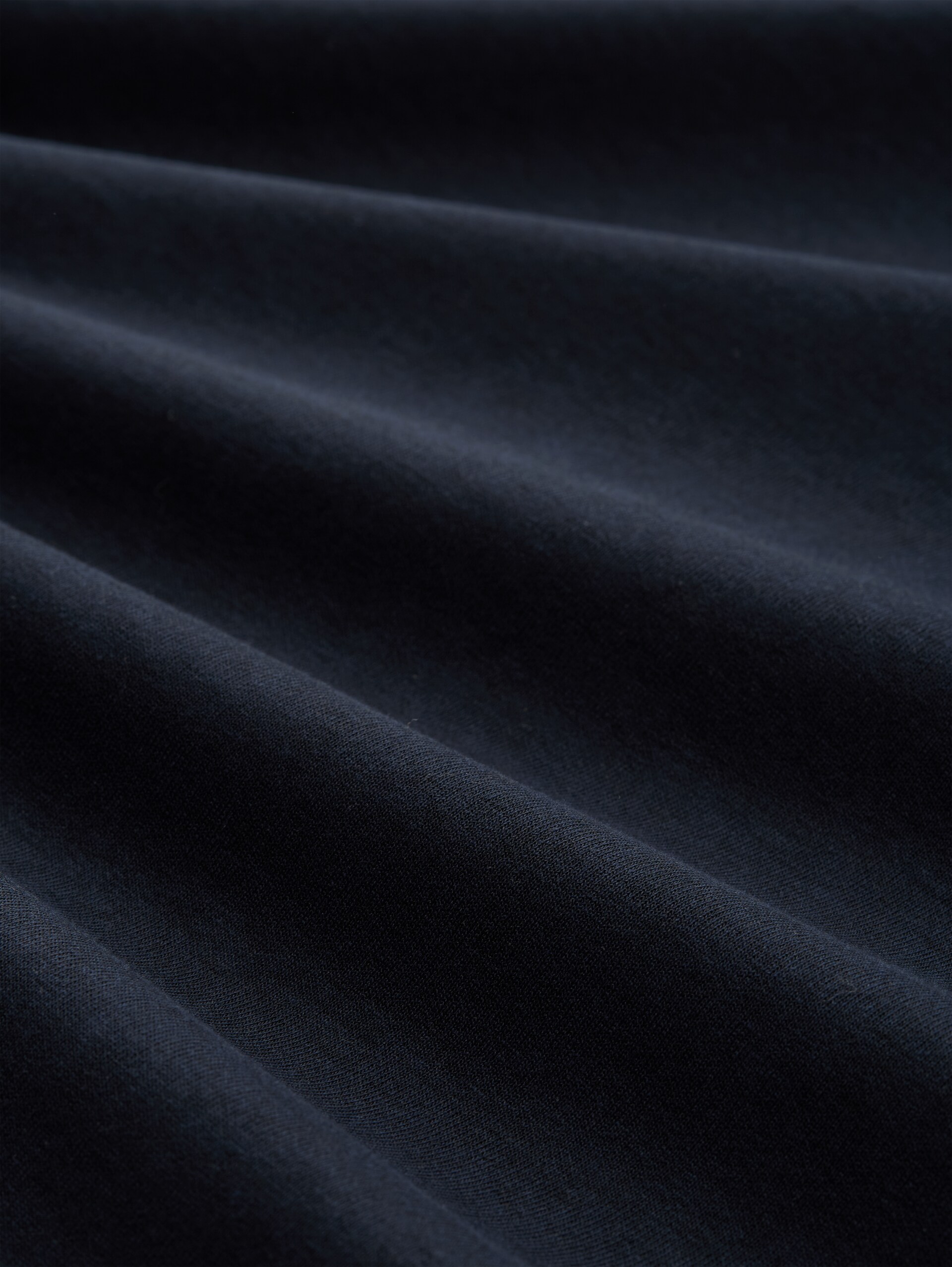 Boxy Sweatshirt mit Lochstickerei - sky captain blue - Material-Ansicht