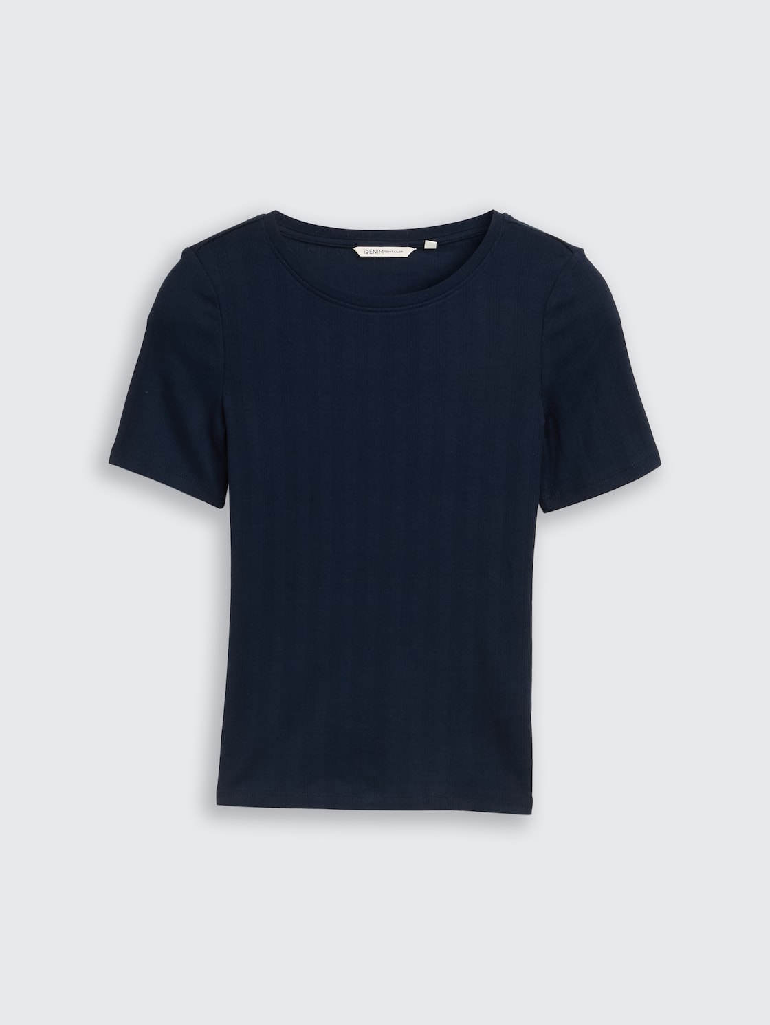 Slim Fit Pointelle T-Shirt - sky captain blue - Vorder-Produkt-Ansicht