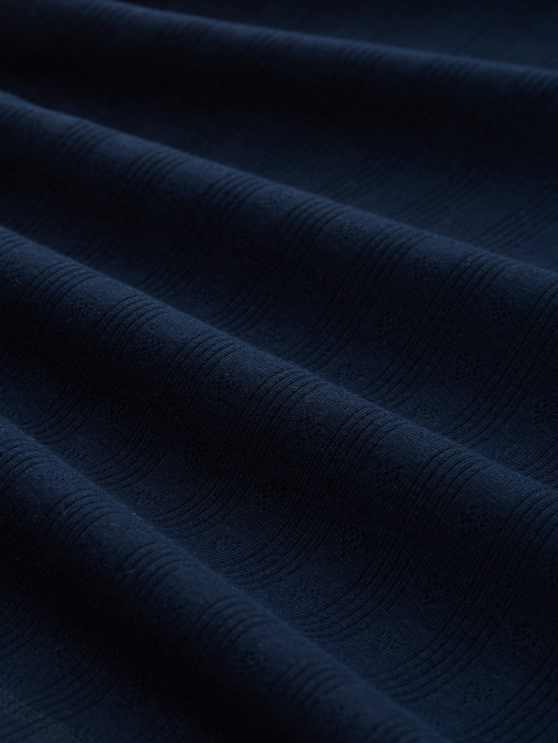 Pointelle long-sleeved shirt with decorative button placket - sky_captain_blue_1 - 