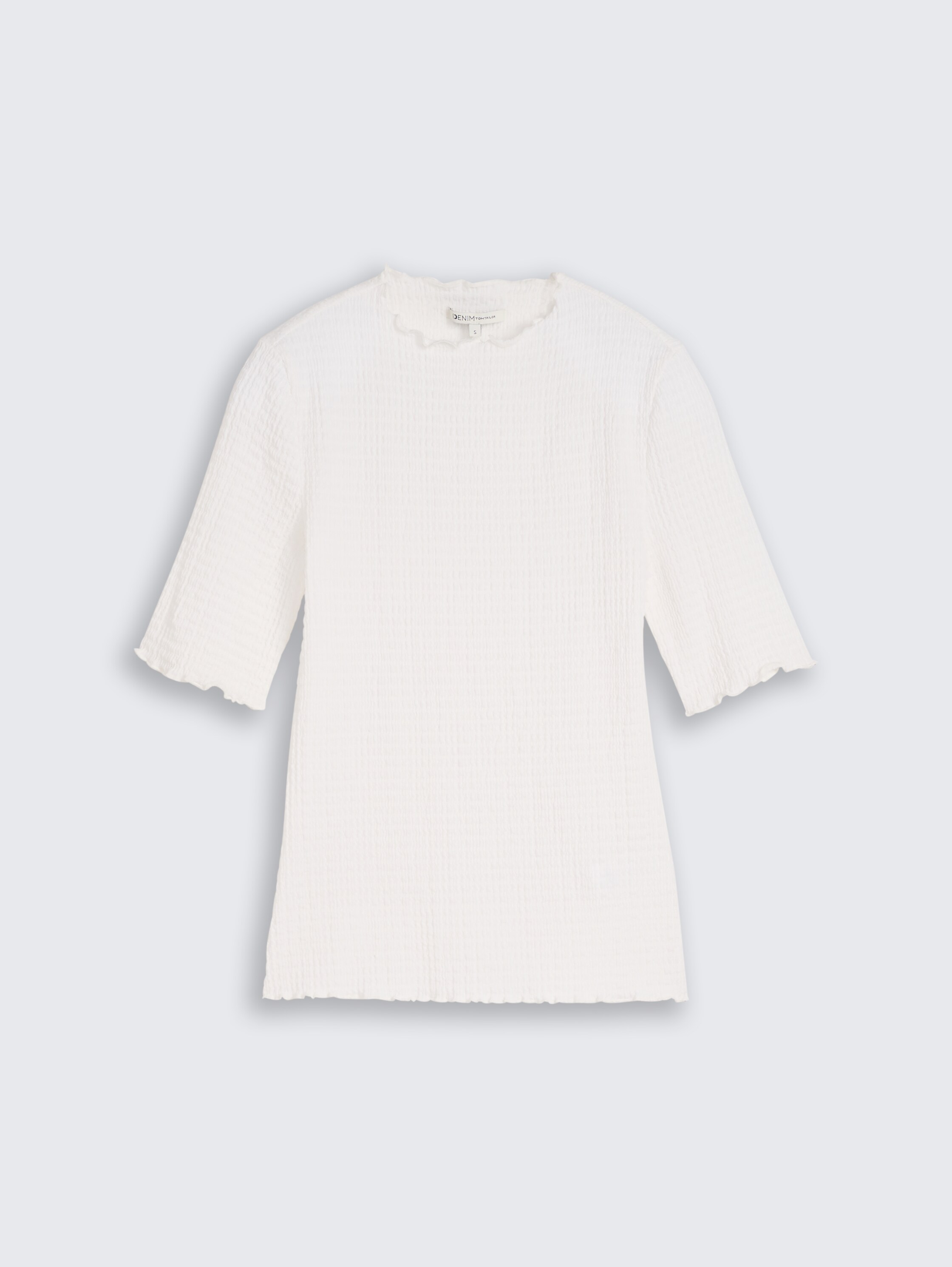 Slim Fit Crinkle T-Shirt - off_white_1 - 
