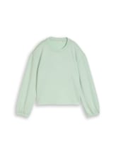 Nicht ausgewählt, Loose Fit Scuba Langarmshirt von Tom Tailor, grün