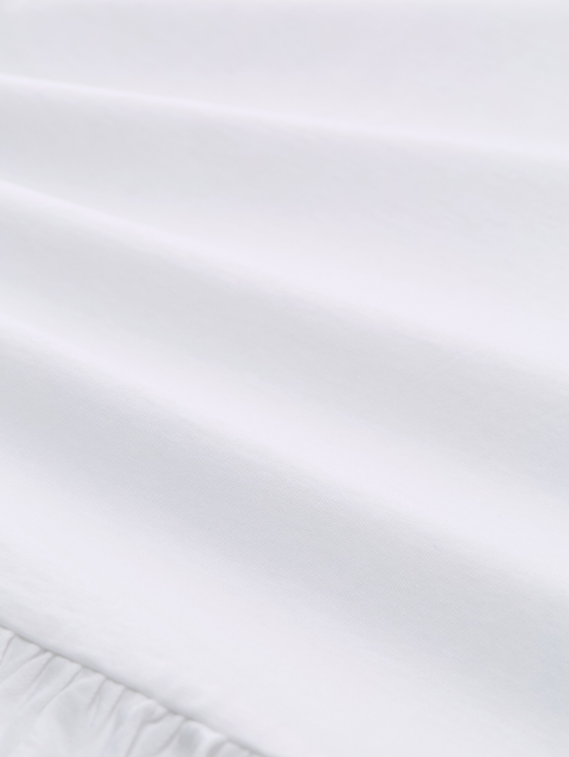 T-Shirt mit Volants - White - Material-Ansicht