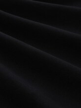 Slim Fit Top mit Rippstruktur - deep black - Material-Ansicht