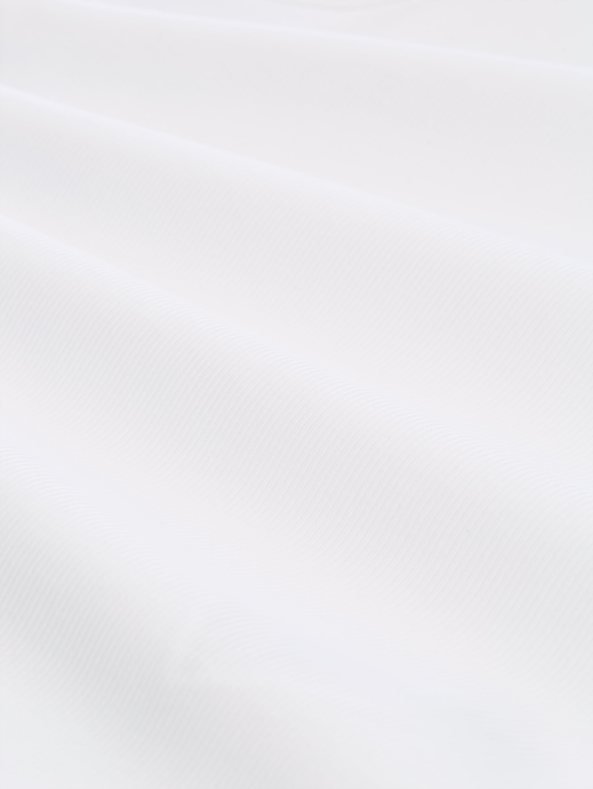 Slim Fit Top mit Rippstruktur - White - Material-Ansicht