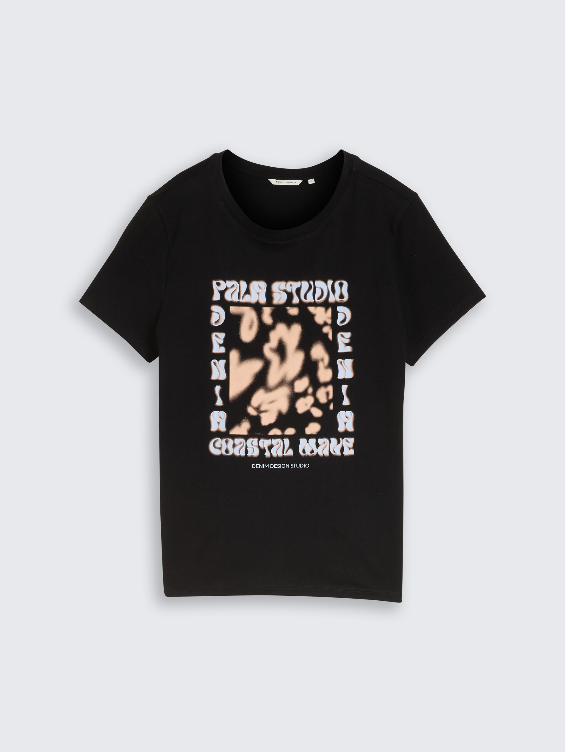 T-Shirt mit Print - deep black - Vorder-Produkt-Ansicht