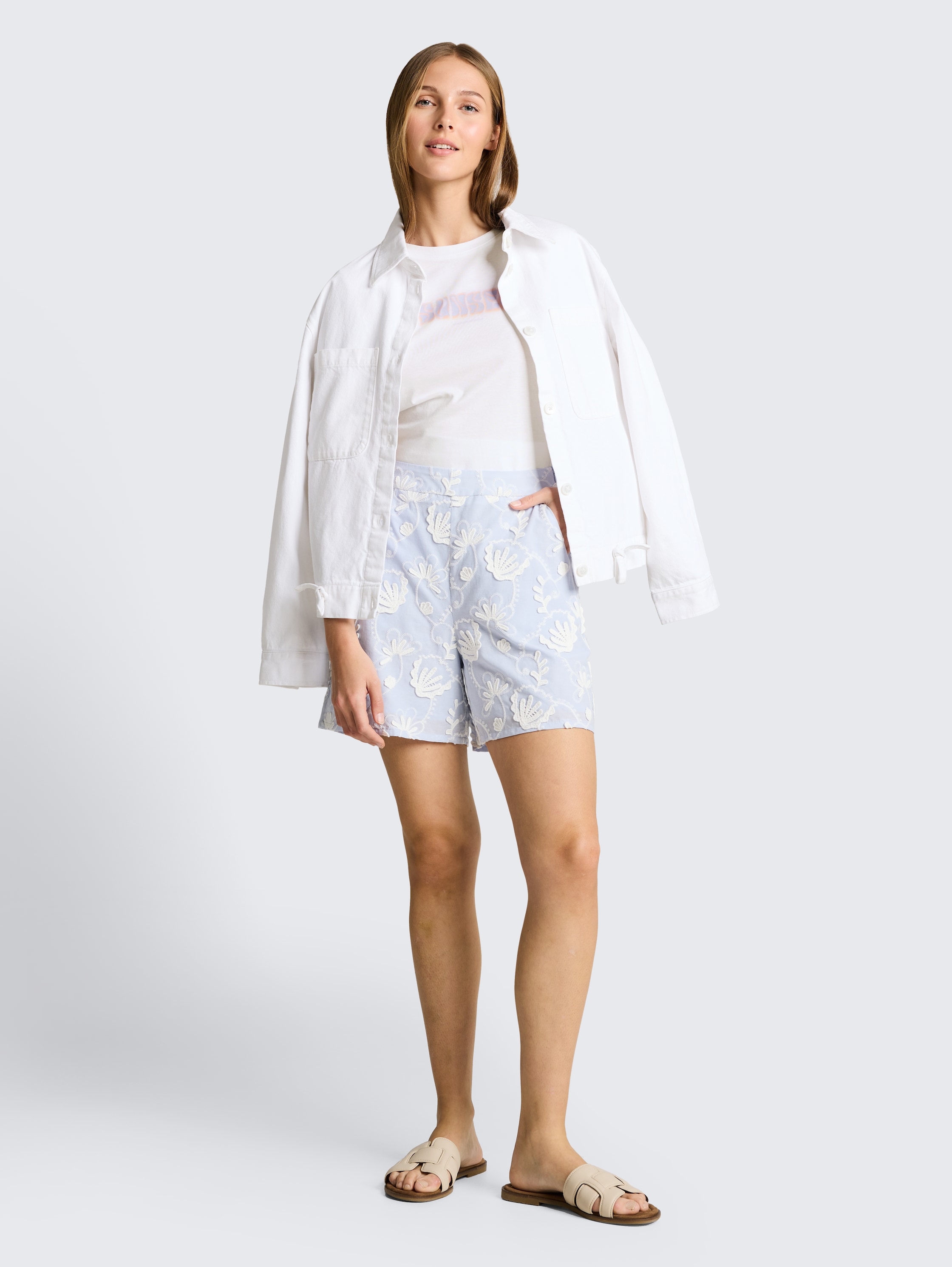 T-shirt with print - white - 