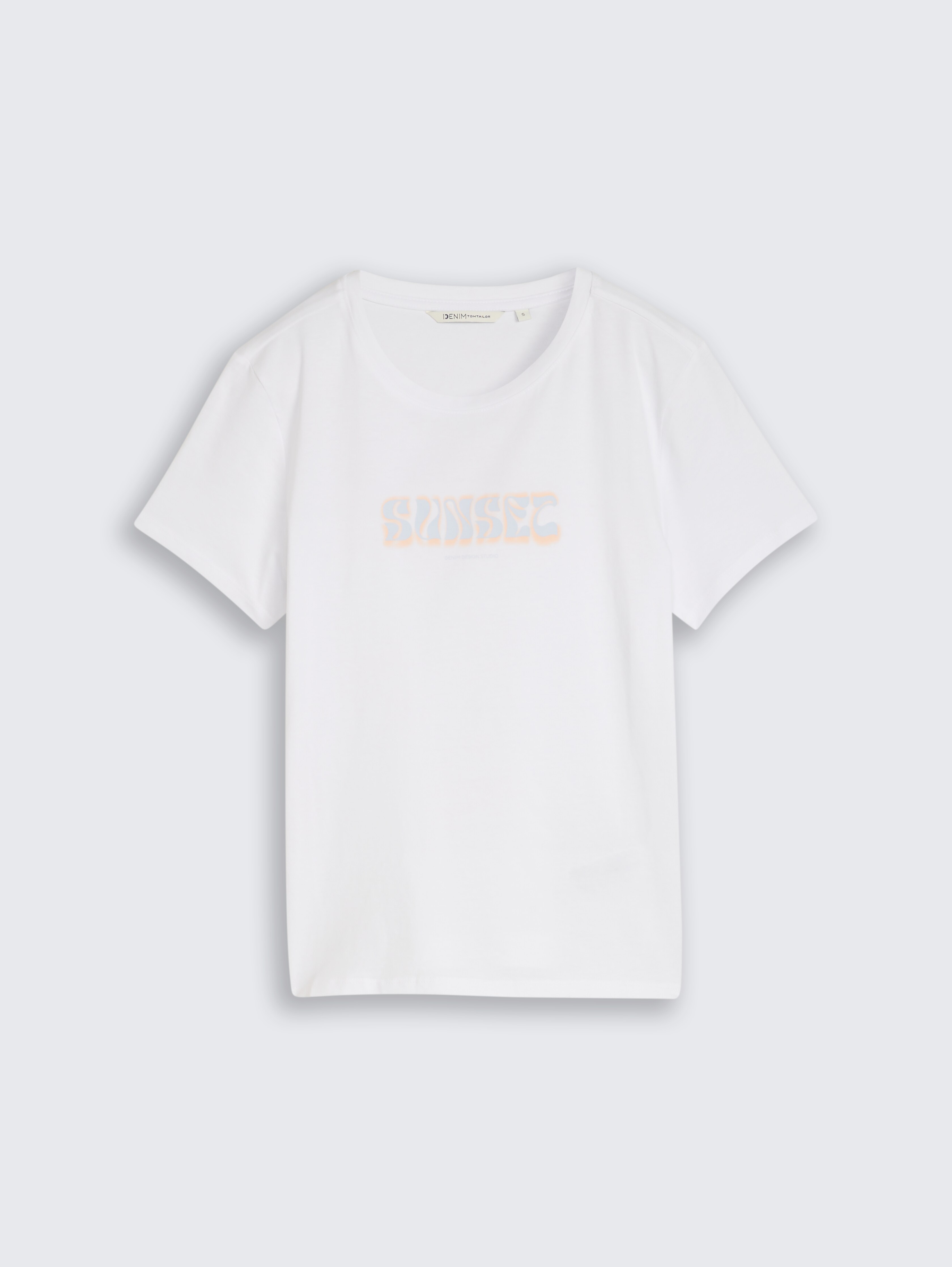 T-shirt with print by Denim Female, White