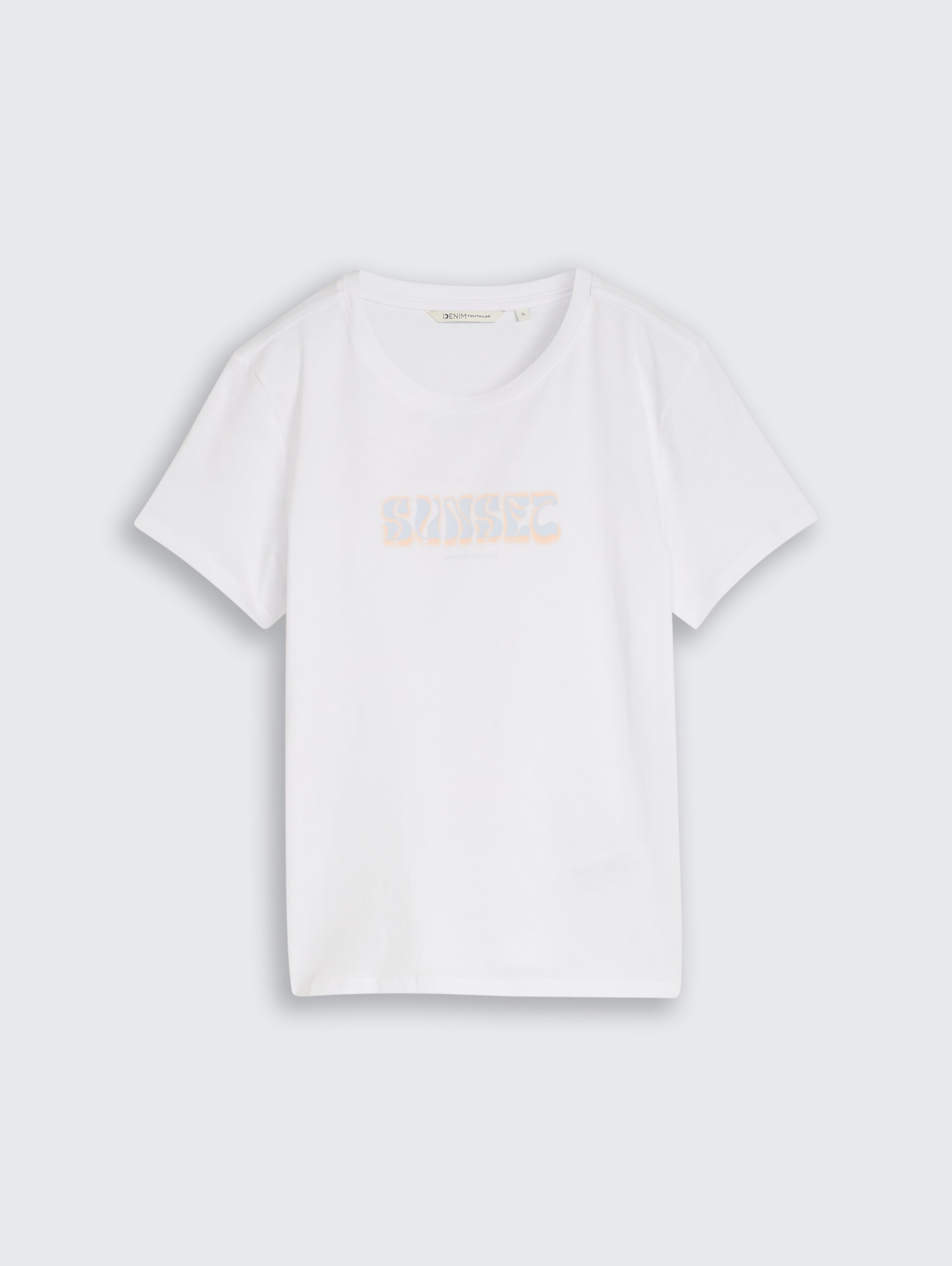T-shirt met print - White - Product vooraanzicht