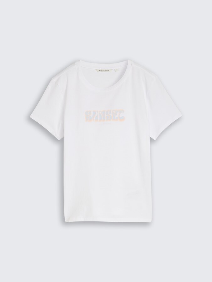 T-shirt imprimé par Denim Female, White