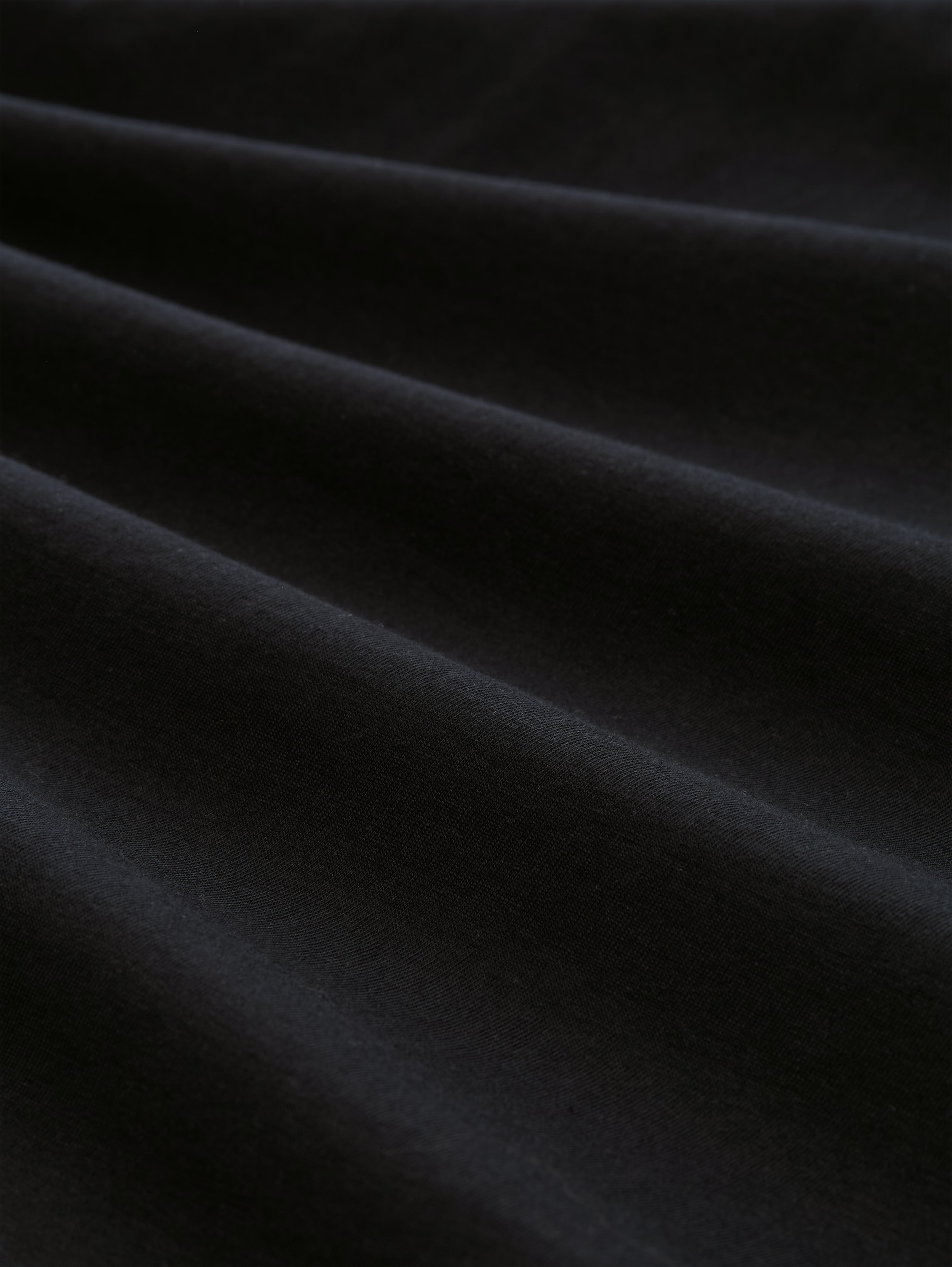 Loose fit T-shirt met borduursel - deep_black_1 - 