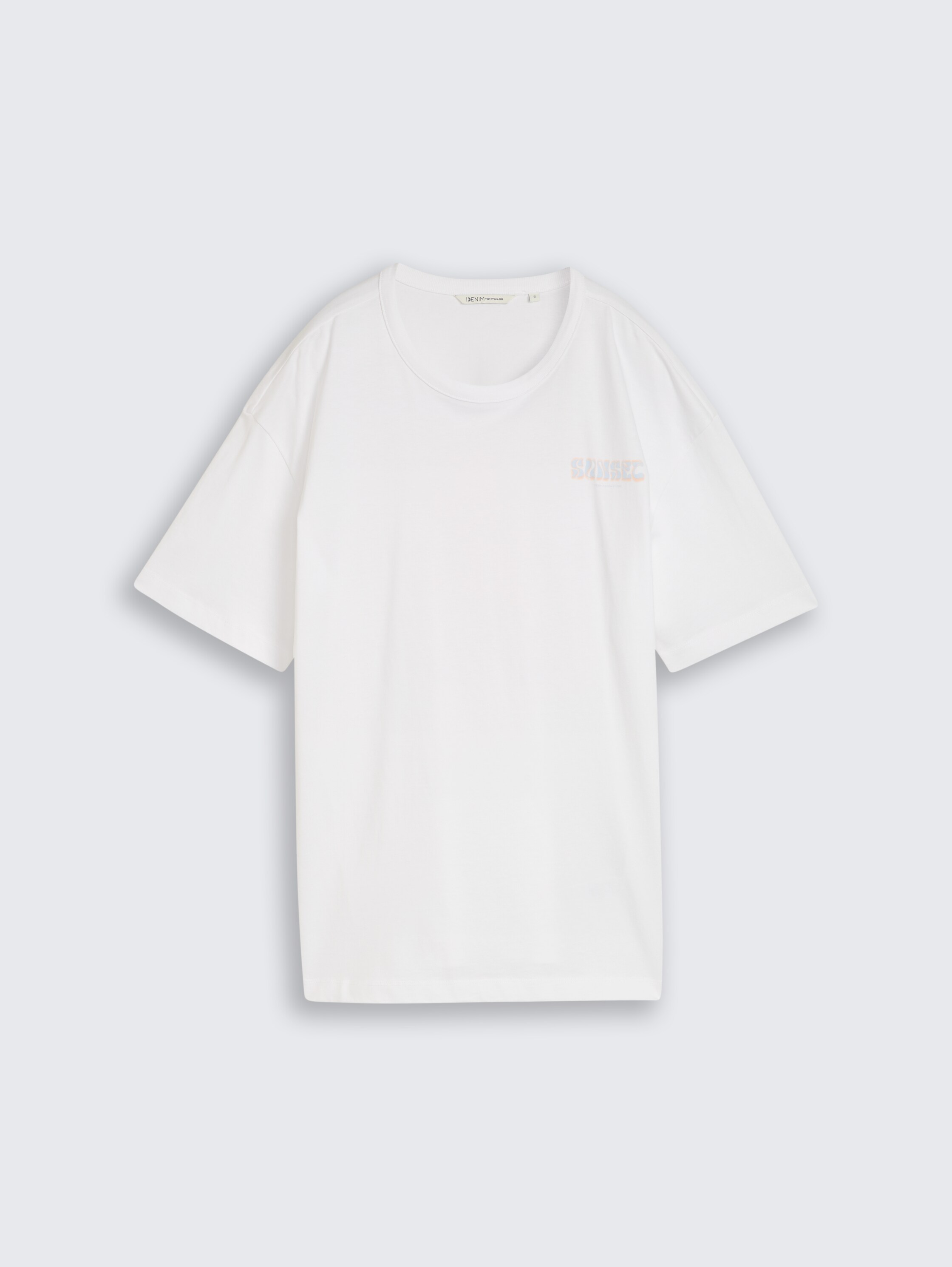 Oversize T-Shirt mit Rückenprint - white - 