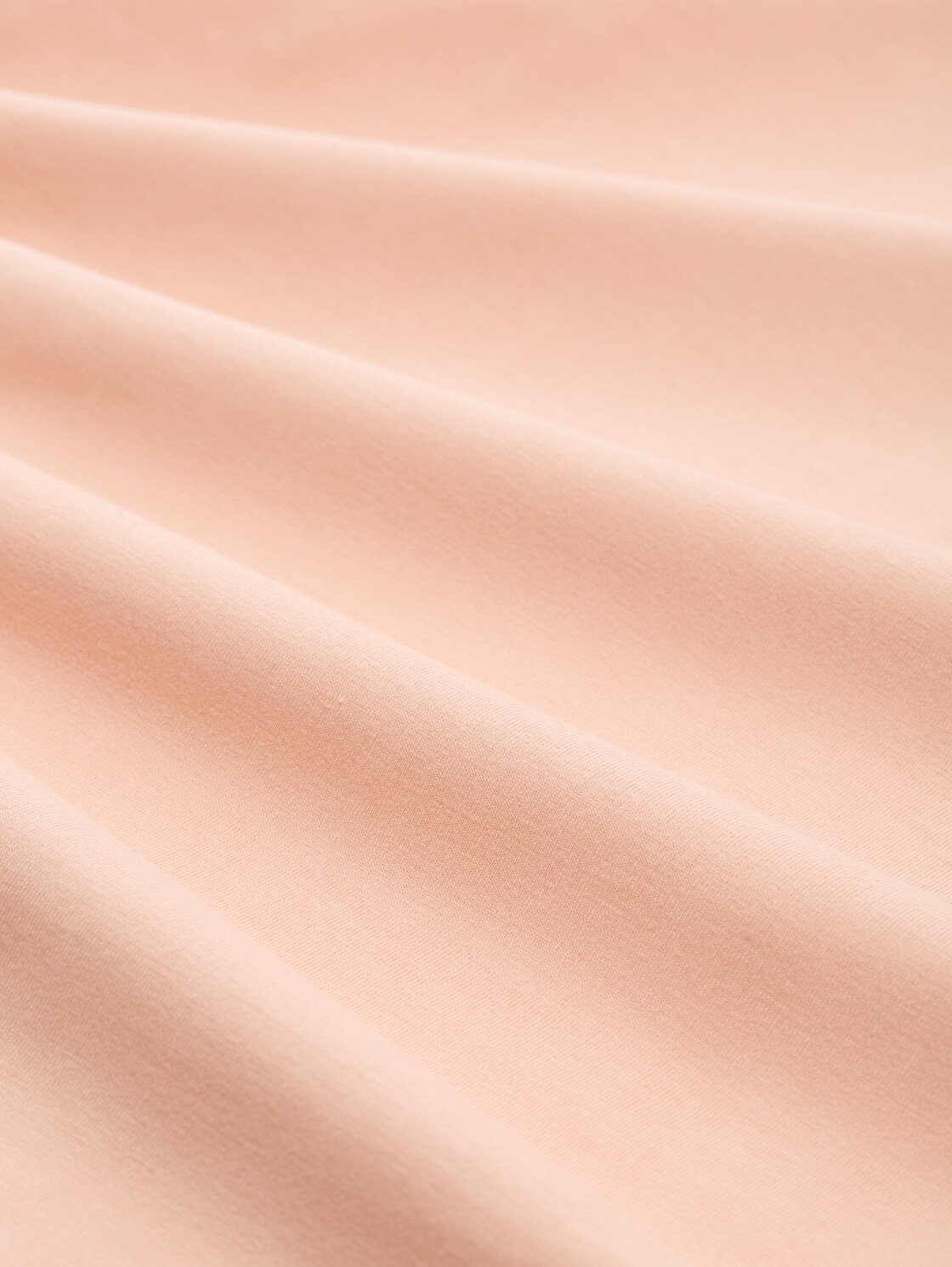 T-Shirt mit V-Ausschnitt - Orange Parfait - Material-Ansicht