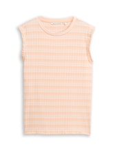 Nicht ausgewählt, Top mit Streifenmuster von Tom Tailor, orange