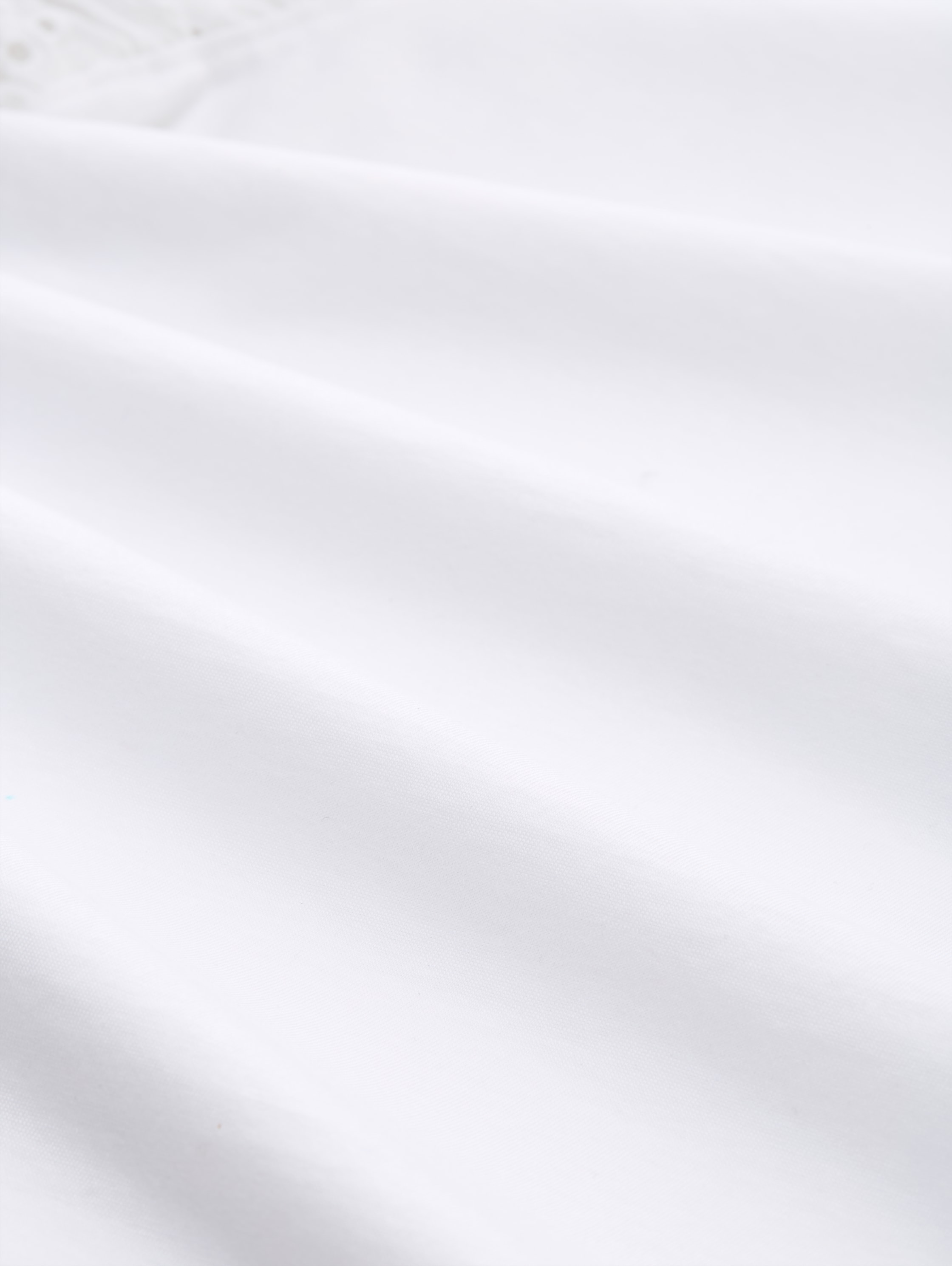 Loose fit T-shirt met opengewerkte borduursels - white - 