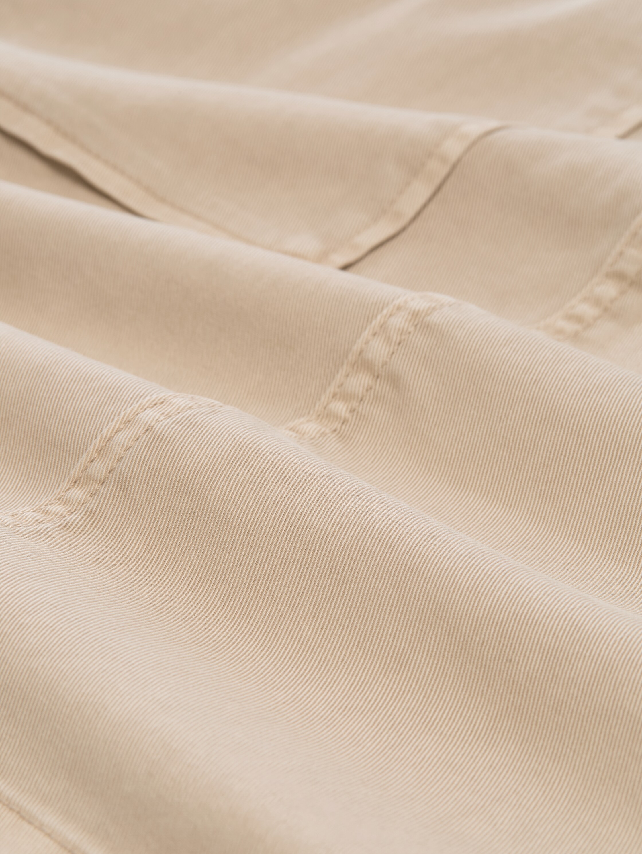 Denim skirt with patch pockets - sand_stone_beige - 