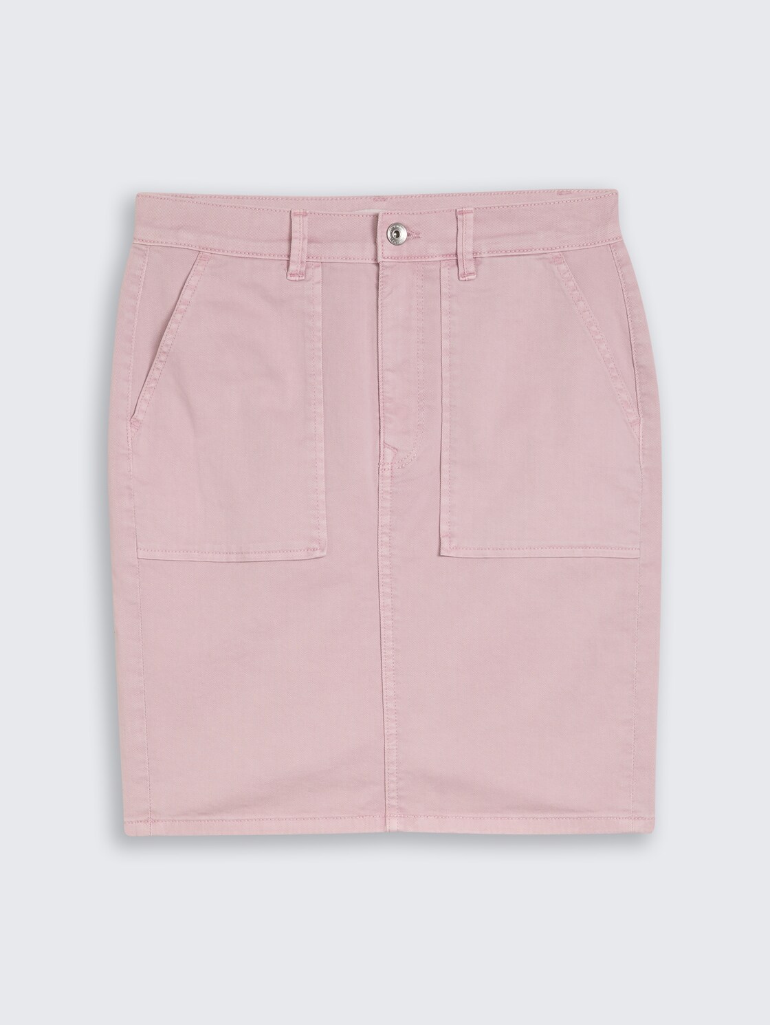 Jeansrock mit aufgesetzten Taschen - light elderberry - Vorder-Produkt-Ansicht