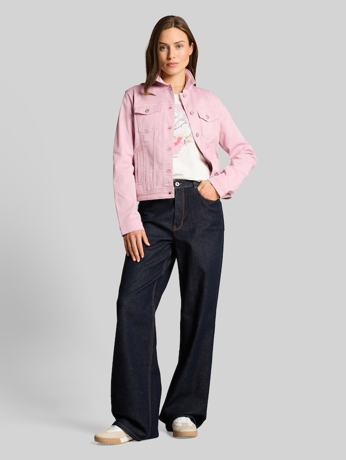 Jeansjacke mit Eingriffstaschen von Women, light elderberry
