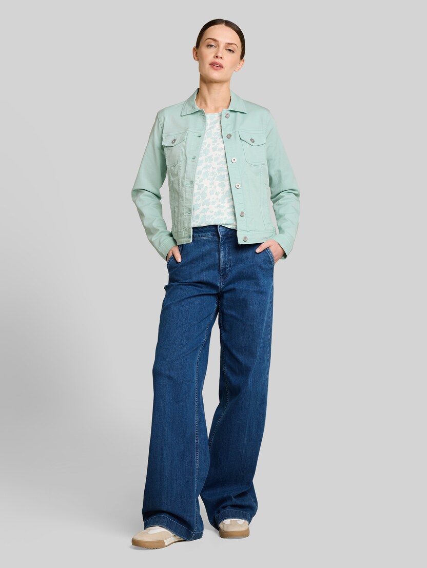 Jeansjacke mit Eingriffstaschen von Women, blue haze