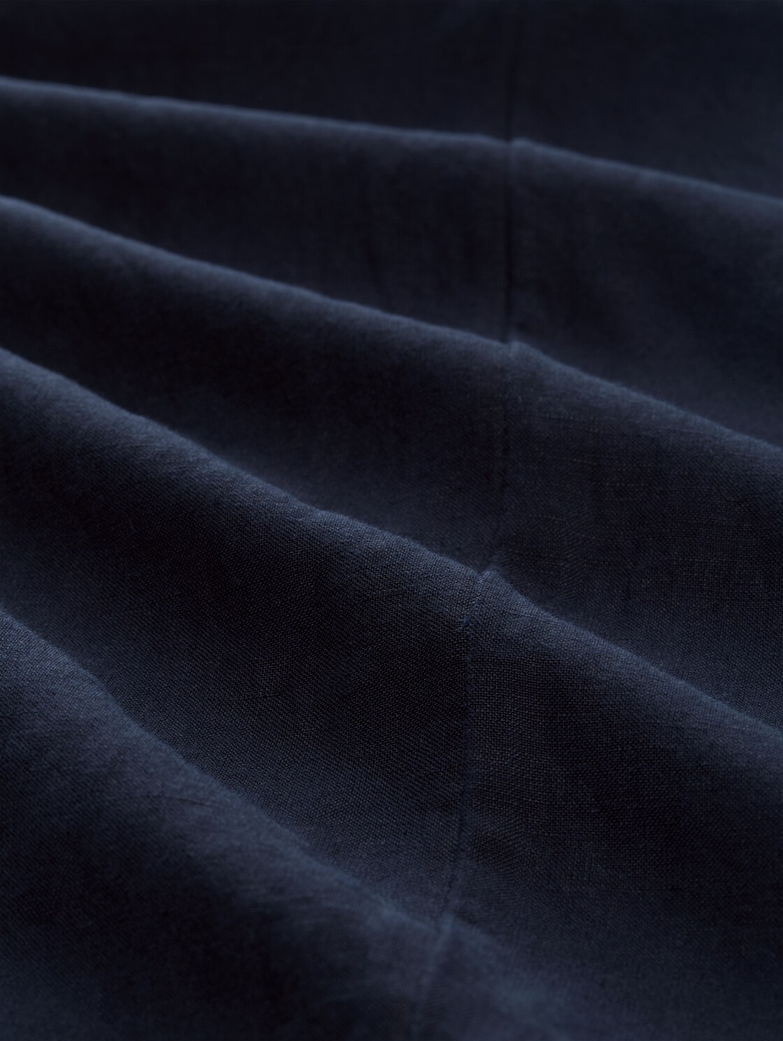 Loose Fit Hose mit Leinenanteil - sky captain blue - Material-Ansicht