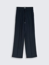 Pantalon ample avec une touche de lin - sky captain blue - Vue de face du produit