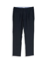 Ausgewählt, TTREGULAR Chino Hose aus Leinen von Tom Tailor, blau