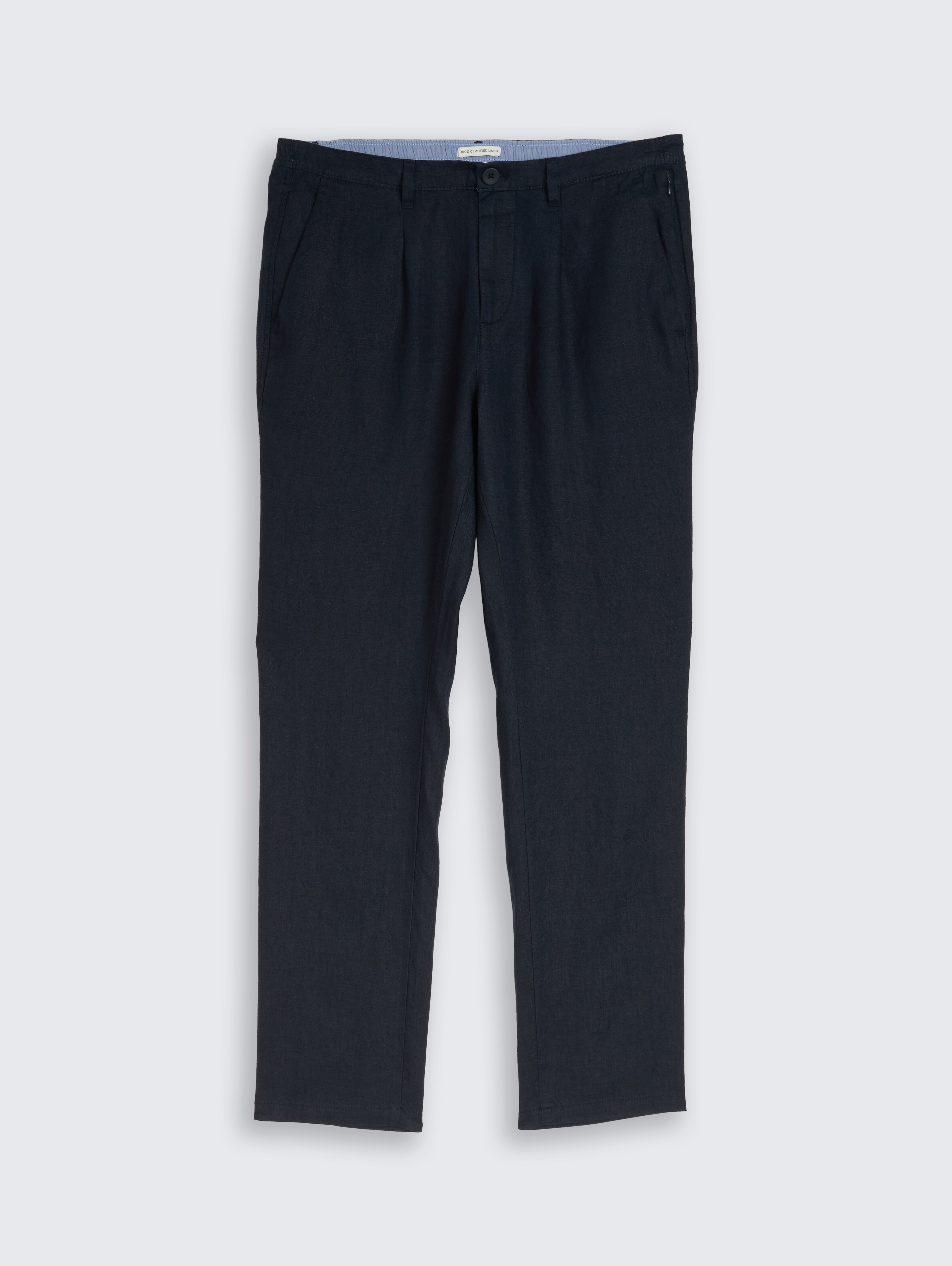 TTREGULAR Chino Hose aus Leinen von Men, sky captain blue