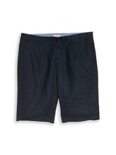 Ausgewählt, TTREGULAR Chino Shorts aus Leinen von Tom Tailor, blau