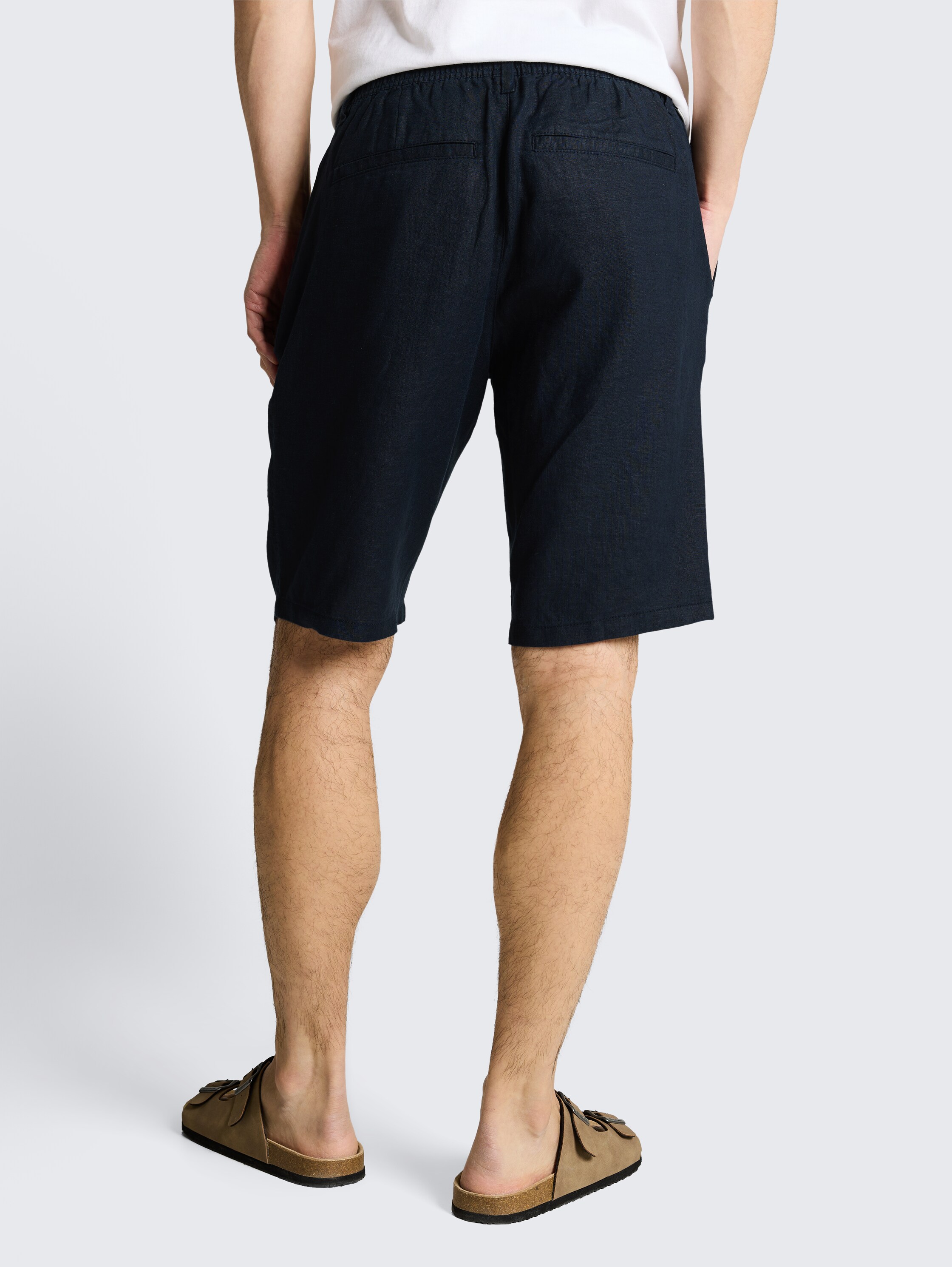 TTREGULAR chino shorts made of linen - sky_captain_blue_1 - 