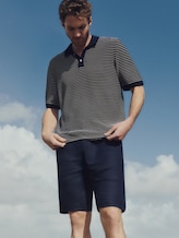 TTREGULAR Chino Shorts aus Leinen - sky captain blue