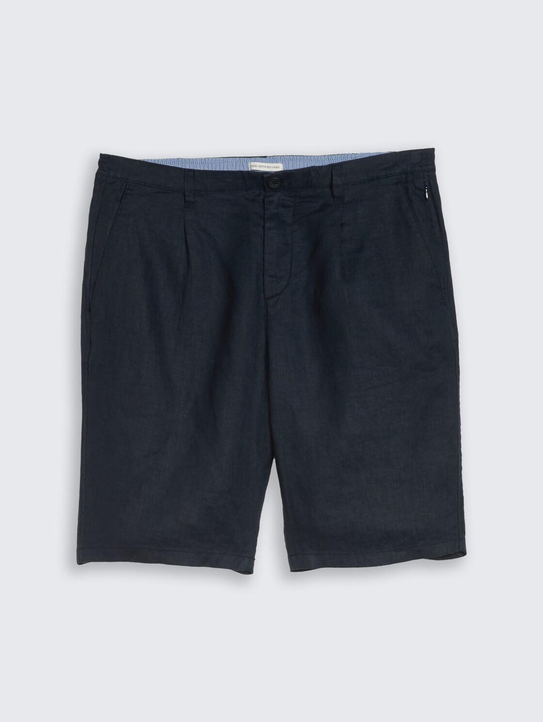TTREGULAR Chino Shorts aus Leinen - sky captain blue - Vorder-Produkt-Ansicht