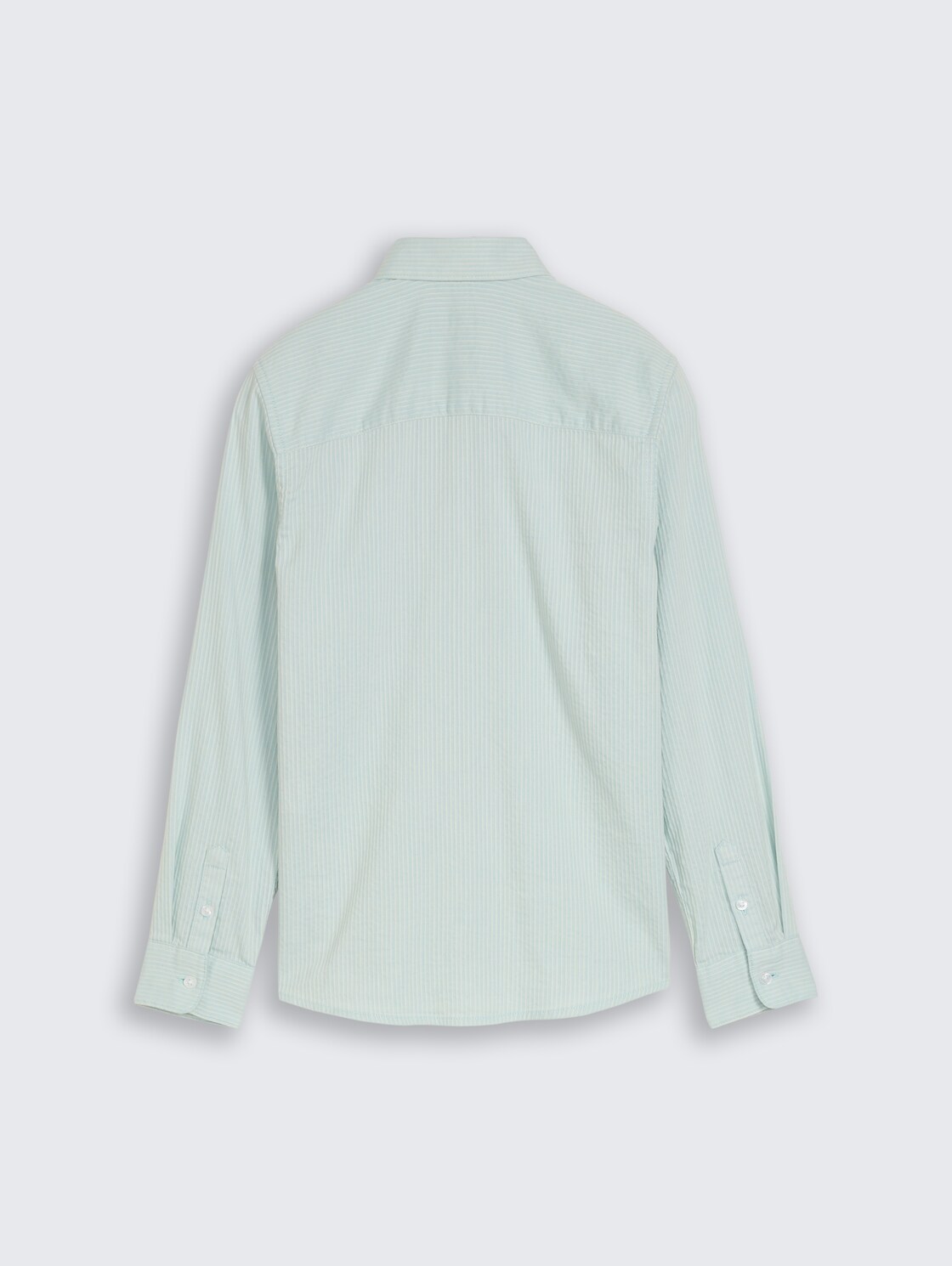 Dobby Hemd mit Streifen - light cloud blue white stripe