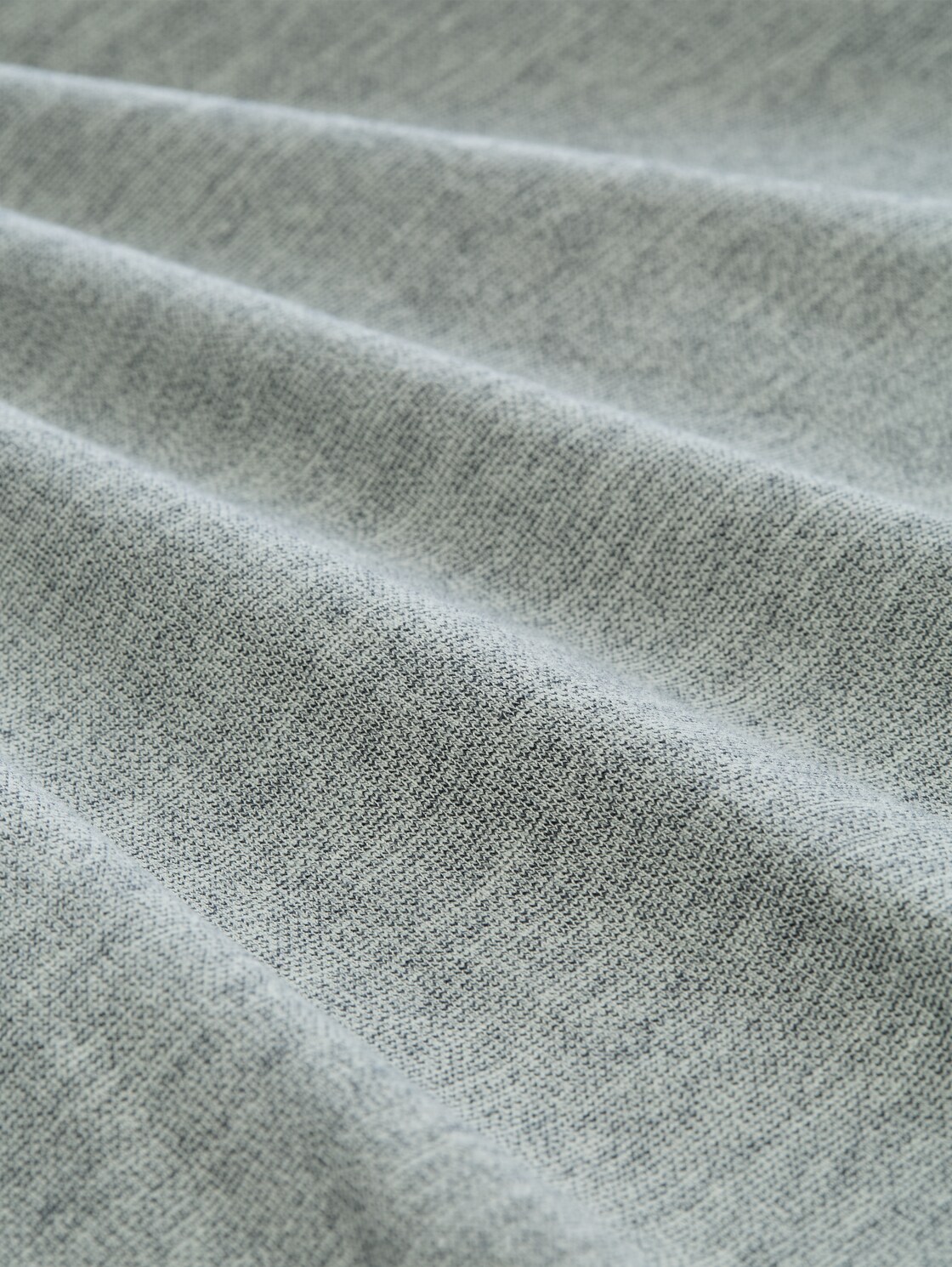 T-Shirt in Melange-Optik - green navy injected - Material-Ansicht