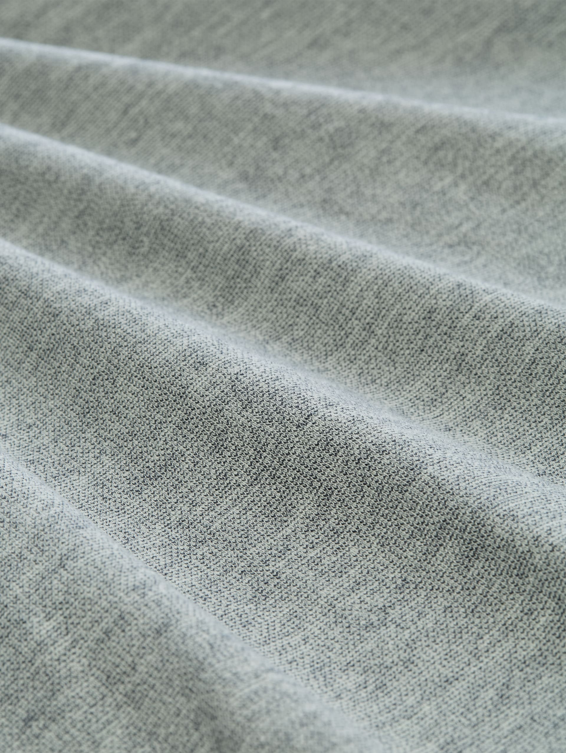 T-Shirt in Melange-Optik - green navy injected - Material-Ansicht