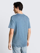 T-shirt avec logo imprimé - spring blue navy injected - Découpe Vue arrière du modèle